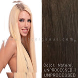 CLIP  IN SOPRANO MAGIC INDIAN 100% REMI HUMAN HAIR EXTENSION SILKY STRAIGHT  18" &  22" ( 9 PCS/PACK)