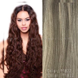 CLIP IN SOPRANO INDIAN 100% REMI HUMAN  HAIR EXTENSIONS BODY WAVE 18"
