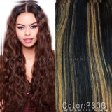 CLIP IN SOPRANO INDIAN 100% REMI HUMAN  HAIR EXTENSIONS BODY WAVE 18"