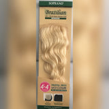 VIRGIN BRAZILIAN 100% HUMAN HAIR REMI 4 X 4 FRONTAL SWISS LACE CLOUSURE (Unprocessed)