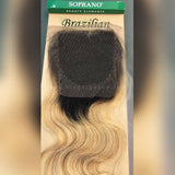 VIRGIN BRAZILIAN 100% HUMAN HAIR REMI 4 X 4 FRONTAL SWISS LACE CLOUSURE (Unprocessed)
