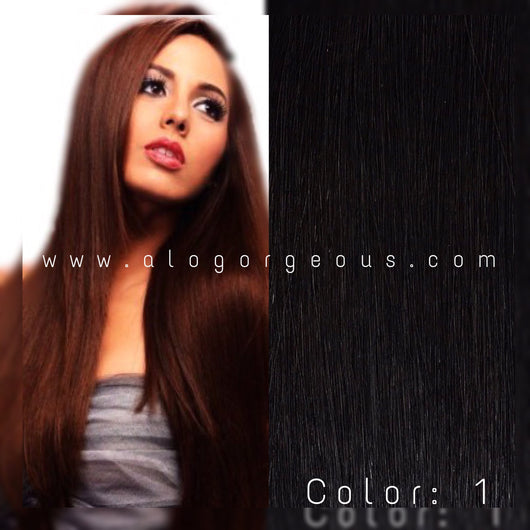 SOLO GREEN REMI 100% HUMAN HAIR YAKI STRAIGHT  18