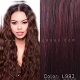 CLIP IN SOPRANO INDIAN 100% REMI HUMAN  HAIR EXTENSIONS BODY WAVE 18"
