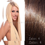 CLIP  IN SOPRANO  INDIAN REMI 100% HUMAN HAIR EXTENSION SILKY STRAIGHT 14" 10 pcs &  16" 9 pcs