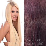 CLIP  IN SOPRANO  INDIAN REMI 100% HUMAN HAIR EXTENSION SILKY STRAIGHT 14" 10 pcs &  16" 9 pcs