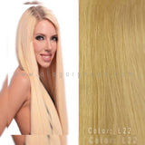 CLIP  IN SOPRANO  INDIAN REMI 100% HUMAN HAIR EXTENSION SILKY STRAIGHT 14" 10 pcs &  16" 9 pcs