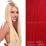 CLIP  IN SOPRANO  INDIAN REMI 100% HUMAN HAIR EXTENSION SILKY STRAIGHT 14" 10 pcs &  16" 9 pcs