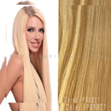 CLIP  IN SOPRANO  INDIAN REMI 100% HUMAN HAIR EXTENSION SILKY STRAIGHT 14" 10 pcs &  16" 9 pcs