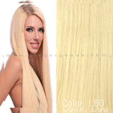 CLIP  IN SOPRANO  INDIAN REMI 100% HUMAN HAIR EXTENSION SILKY STRAIGHT 14" 10 pcs &  16" 9 pcs