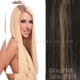 CLIP  IN SOPRANO MAGIC INDIAN 100% REMI HUMAN HAIR EXTENSION SILKY STRAIGHT  18" &  22" ( 9 PCS/PACK)