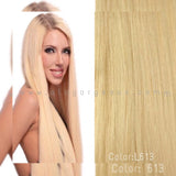 CLIP  IN SOPRANO MAGIC INDIAN 100% REMI HUMAN HAIR EXTENSION SILKY STRAIGHT  18" &  22" ( 9 PCS/PACK)