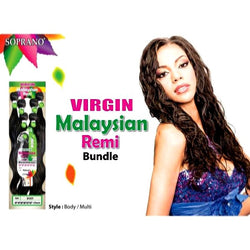 SOPRANO MALAYSIAN REMI VIRGIN BUNDLE 100% HUMAN HAIR  BODY WAVE (Multy pack)