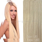 CLIP  IN SOPRANO MAGIC INDIAN 100% REMI HUMAN HAIR EXTENSION SILKY STRAIGHT 12" 10 pcs/pack