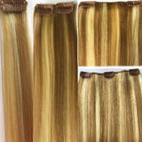 CLIP  IN SOPRANO  INDIAN REMI 100% HUMAN HAIR EXTENSION SILKY STRAIGHT 14" 10 pcs &  16" 9 pcs