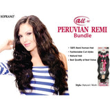 SOPRANO PERUVIAN REMI VIRGIN BUNDLE 100% HUMAN HAIR NATURAL STYLE (Multy pack)