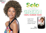 SOLO GREEN REMI  100% HUMAN HAIR AFRO KINKY CURL https://www.alogorgeous.com
