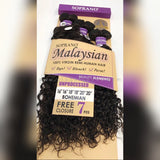 SOPRANO MALAYSIAN REMI VIRGIN BUNDLE 100% HUMAN HAIR BOHEMIAN WAVE (Multy pack)