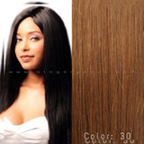 HUMAN HAIR EXTENSIONS SOPRANO HIGHNESS 100% REMI WEAVE SILKY STRAIGHT BEST QUALITY 22" (Length)