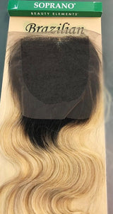 VIRGIN BRAZILIAN 100% HUMAN HAIR REMI 4 X 4 FRONTAL SWISS LACE CLOUSURE (Unprocessed)