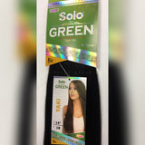 SOLO GREEN REMI 100% HUMAN HAIR YAKI STRAIGHT  16"