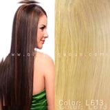 HUMAN HAIR EXTENSIONS 100%  REMI SOPRANO HIGHNESS MAGIC GLUE U-TIP  STRAIGHT 20"