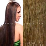 HUMAN HAIR EXTENSIONS 100%  REMI SOPRANO HIGHNESS MAGIC GLUE U-TIP  STRAIGHT 20"