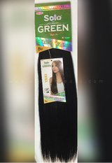 SOLO GREEN REMI 100% HUMAN HAIR YAKI STRAIGHT  10" & 12"